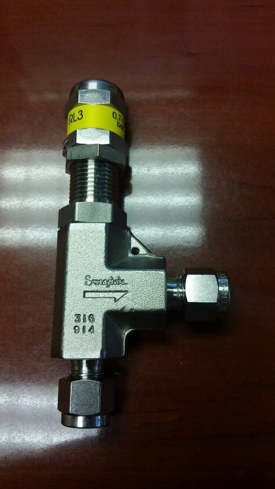 Swagelok SS RL3S4 Pressure Relief Valve 10 225 Psi 1 4