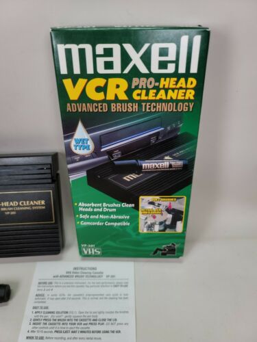 Maxell Professional Video Head Cleaner VHS VP-201 P2