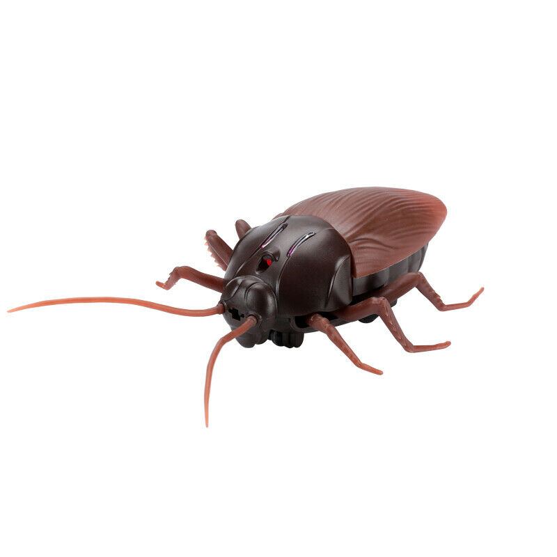 Upgraded Infrared Remote Control Cockroach Toy Realistic Fake Roach RC ...