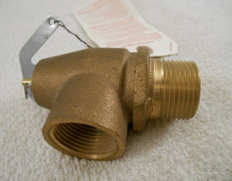 Apollo Valve 13 202 Bronze Safety Relief Valve Asme Steam 10 Psi 509 Lbshr 1 8889