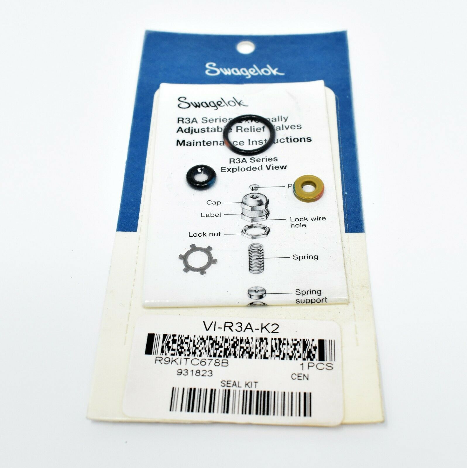 SWAGELOK NUPRO RELIEF VALVE REPAIR KIT, VI-R3A-K2