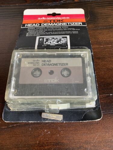 TDK HD-01 Head Demagnetizer For Cassette Tape Deck Made In Japan Open Box